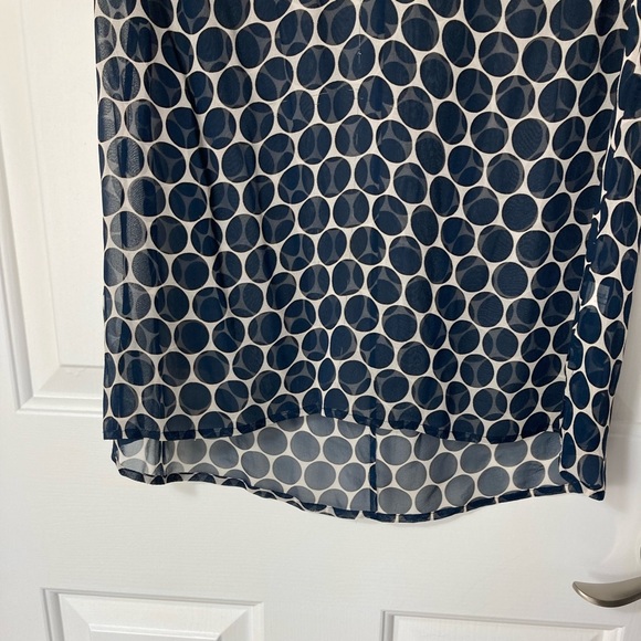 Club Monaco 100% Silk Sheer Blouse - Picture 5 of 9